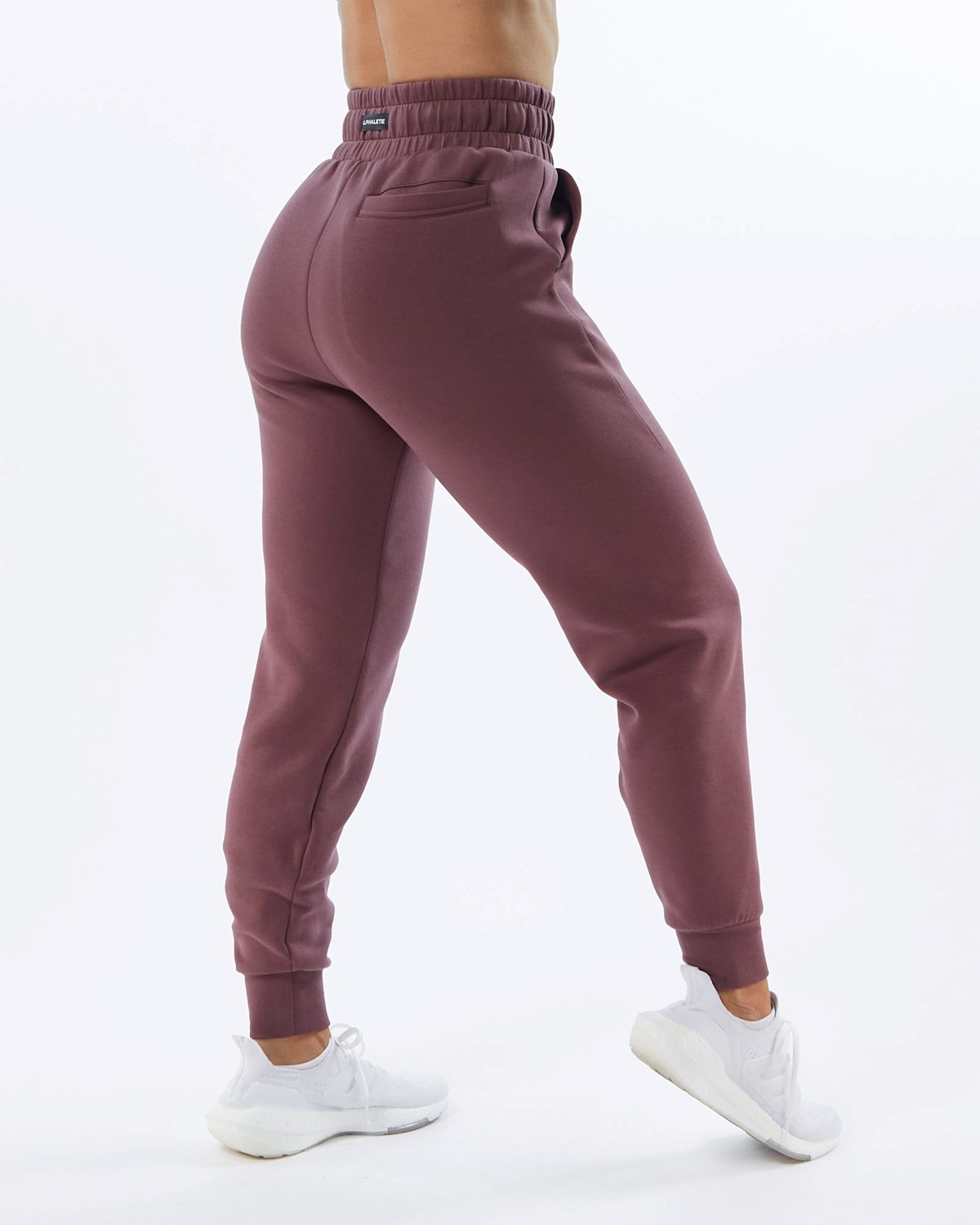 Mauve Alphalete Interlock Knit Cuffed Jogger | IOAGQB105