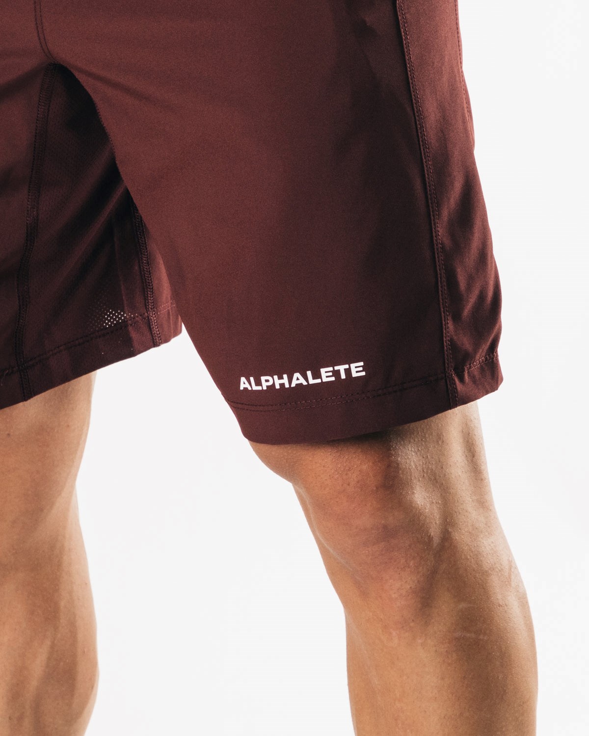 Merlot Alphalete Woven 4-Way Stretch 9