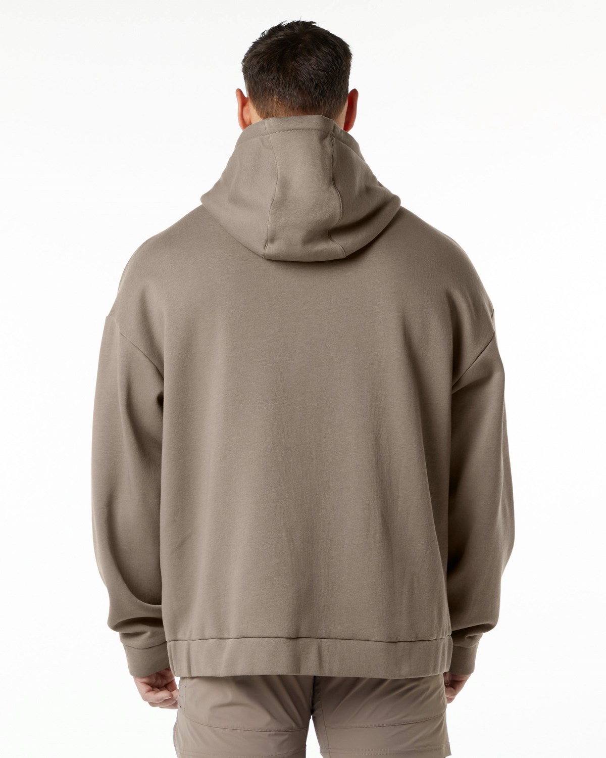 Mocha Alphalete Brushed Fleece Full-Zip Hoodie | KOREQZ492