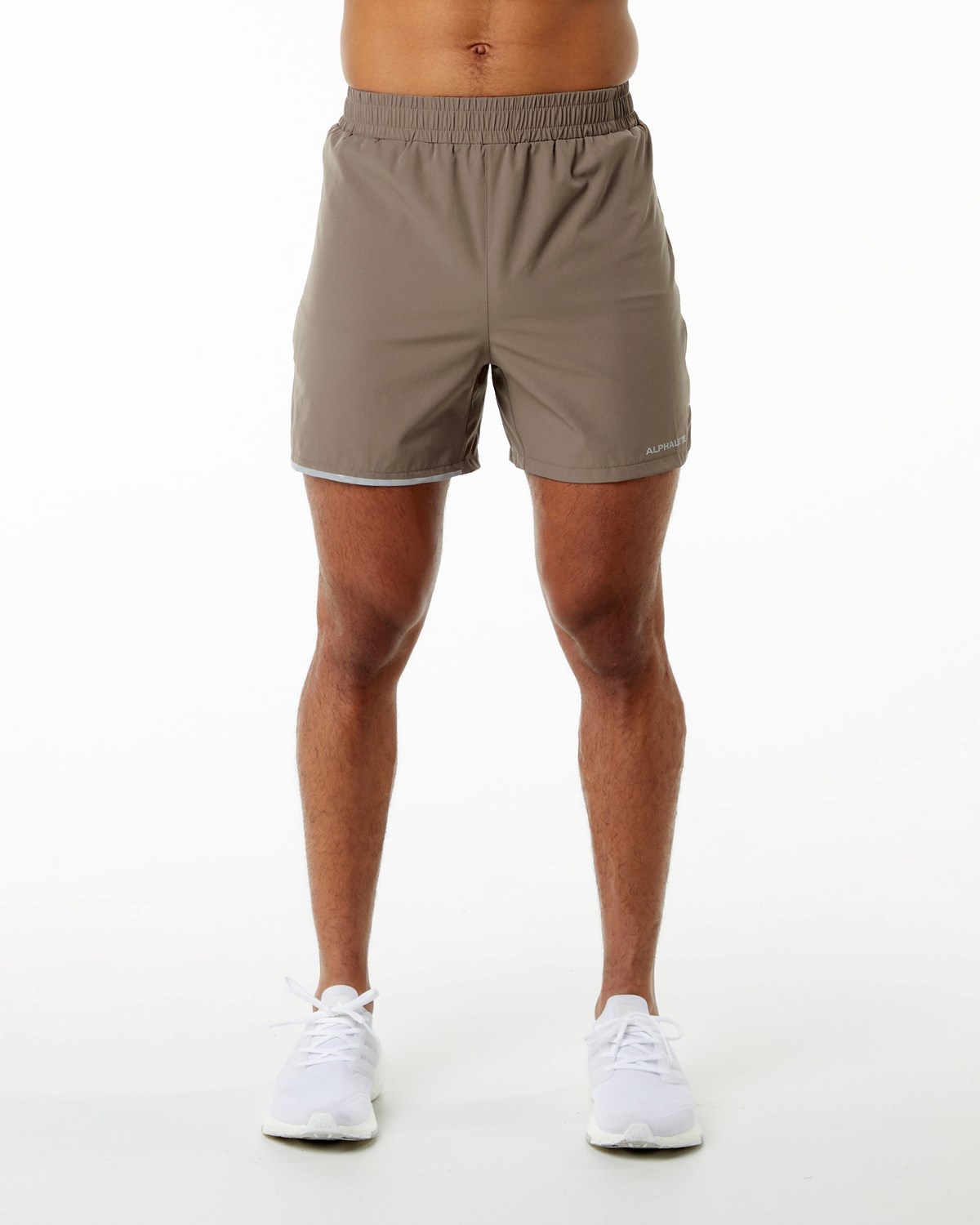 Mocha Alphalete Woven Training Short | ZOFKYB604