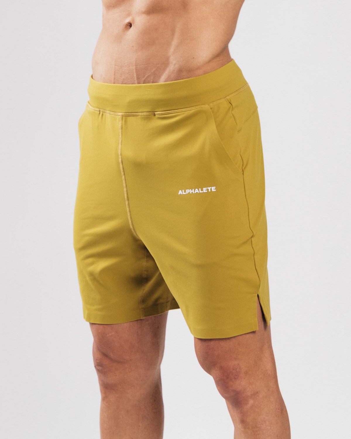 Mustard Alphalete 4-Way Stretch 8