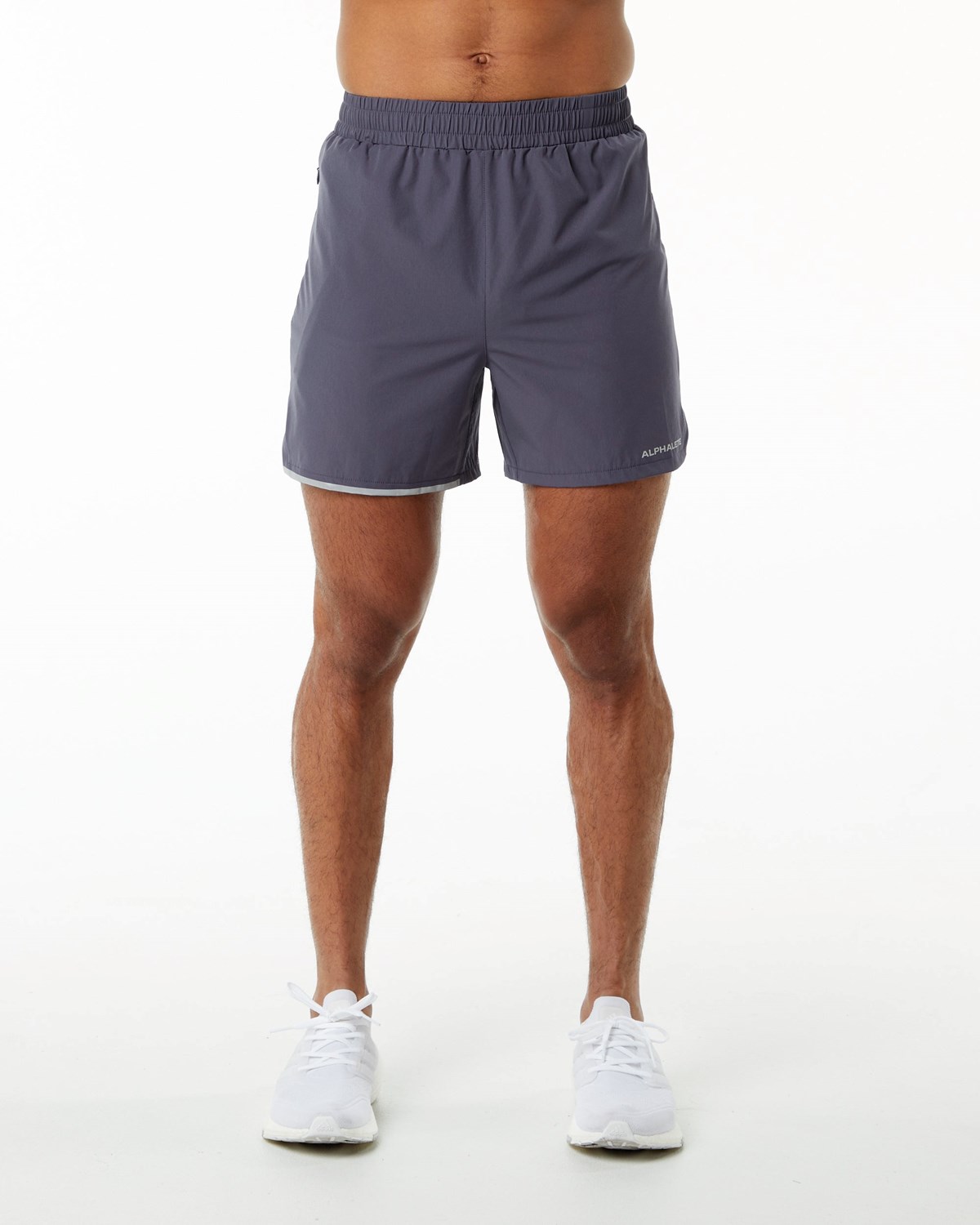 Muted Purple Alphalete Woven Training Short | TMXADY864