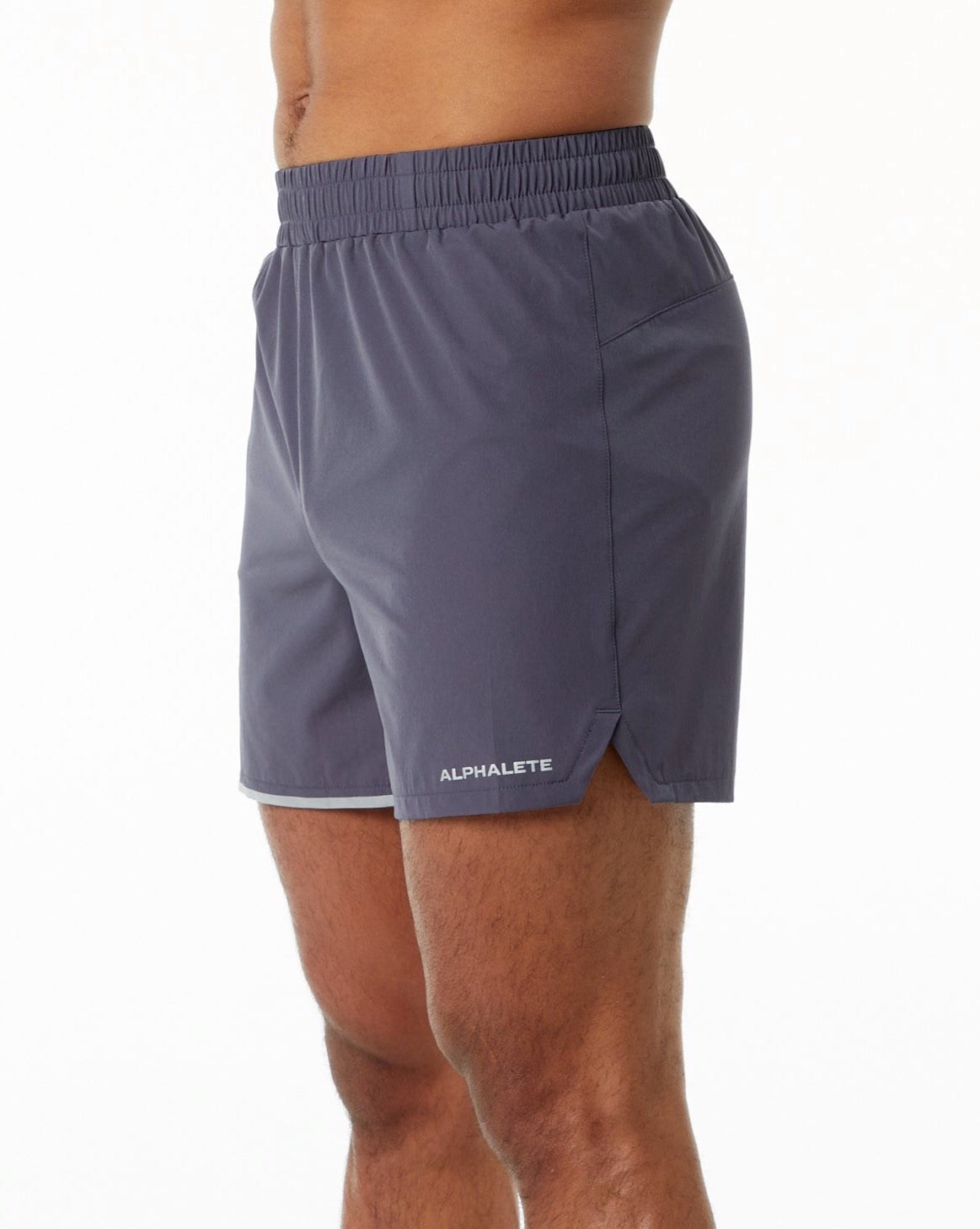 Muted Purple Alphalete Woven Training Short | TMXADY864