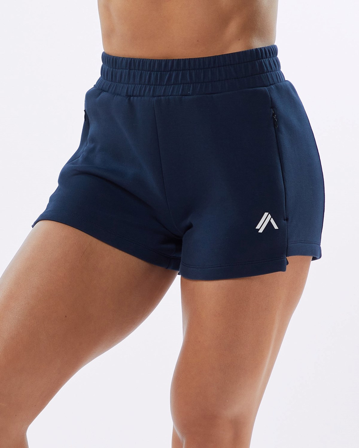 Navy Alphalete Interlock Knit 3.5\