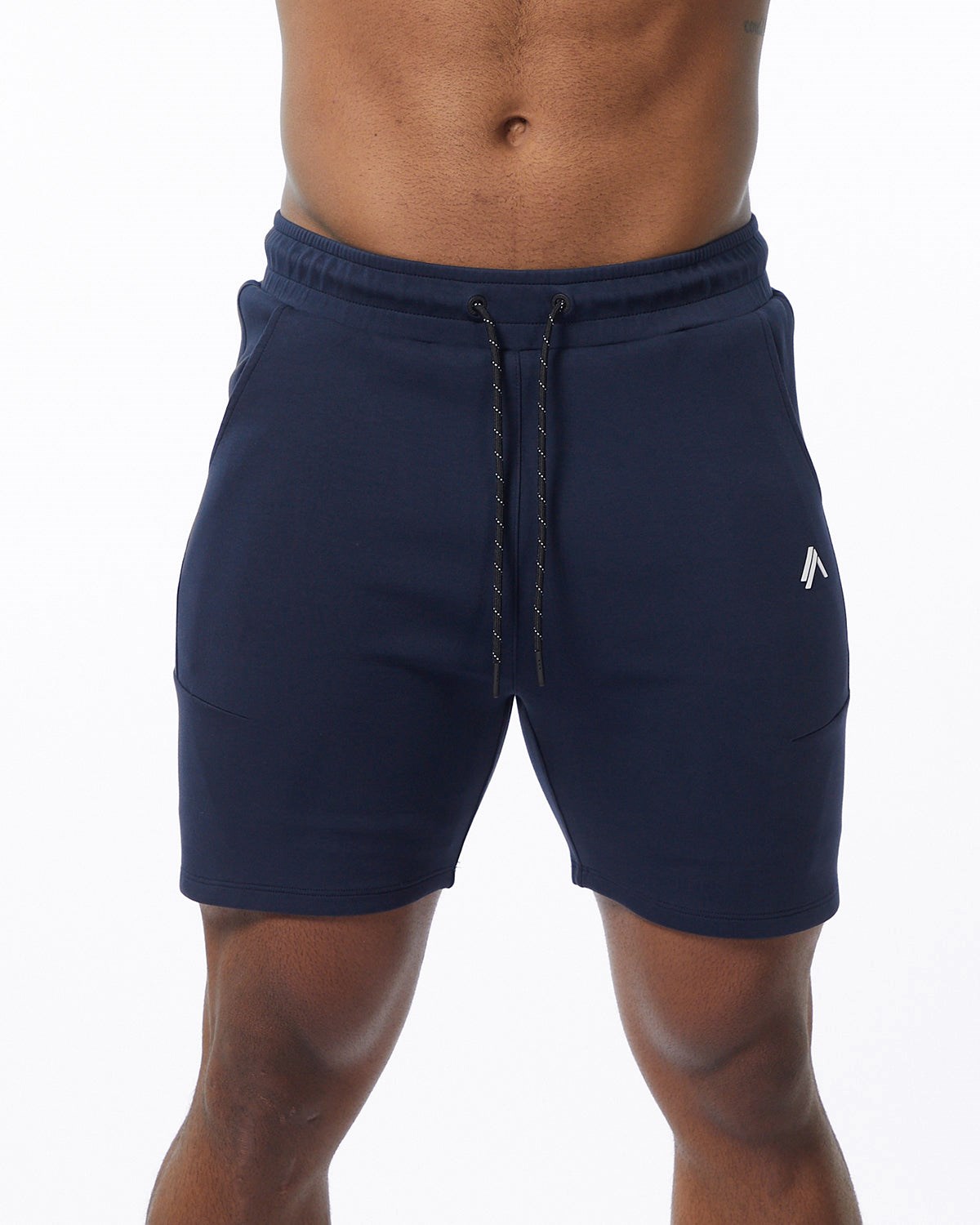 Navy Alphalete Interlock Knit 6\