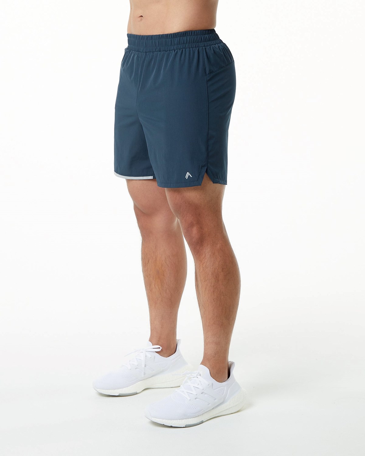 Navy Alphalete Woven 4-Way Stretch 5