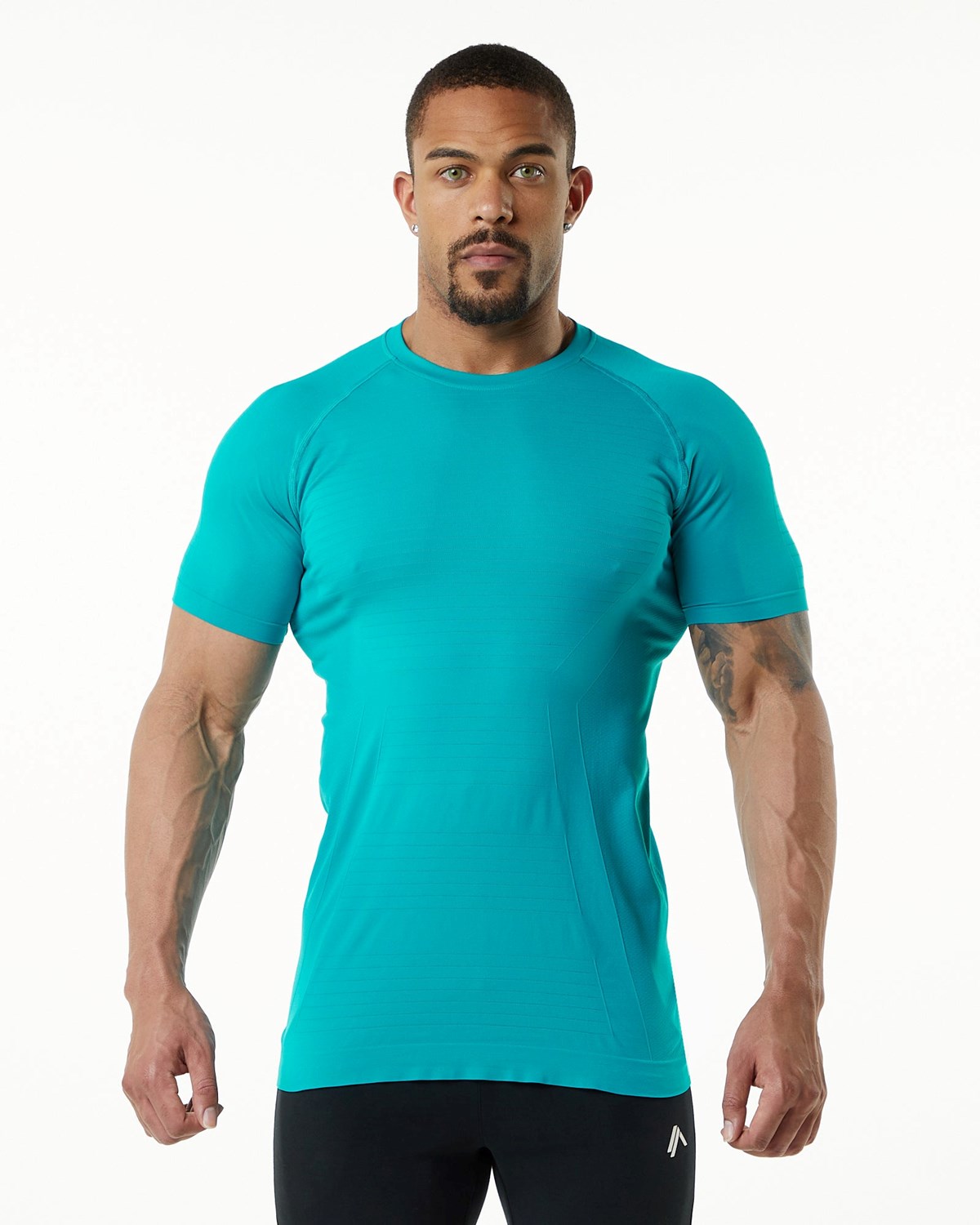 Ocean Alphalete High Performance Seamless Short Sleeve Tee | CKSOIU846