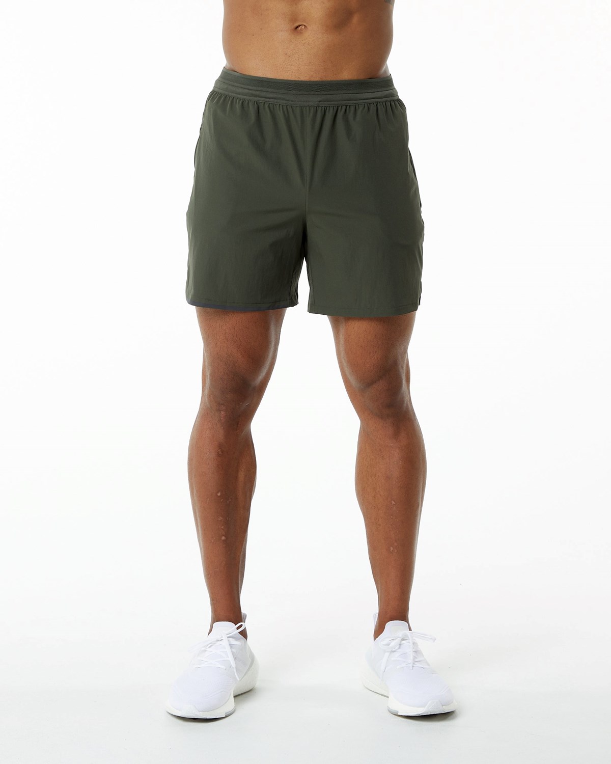 Olive Alphalete Woven Training Short | ARNOMI140