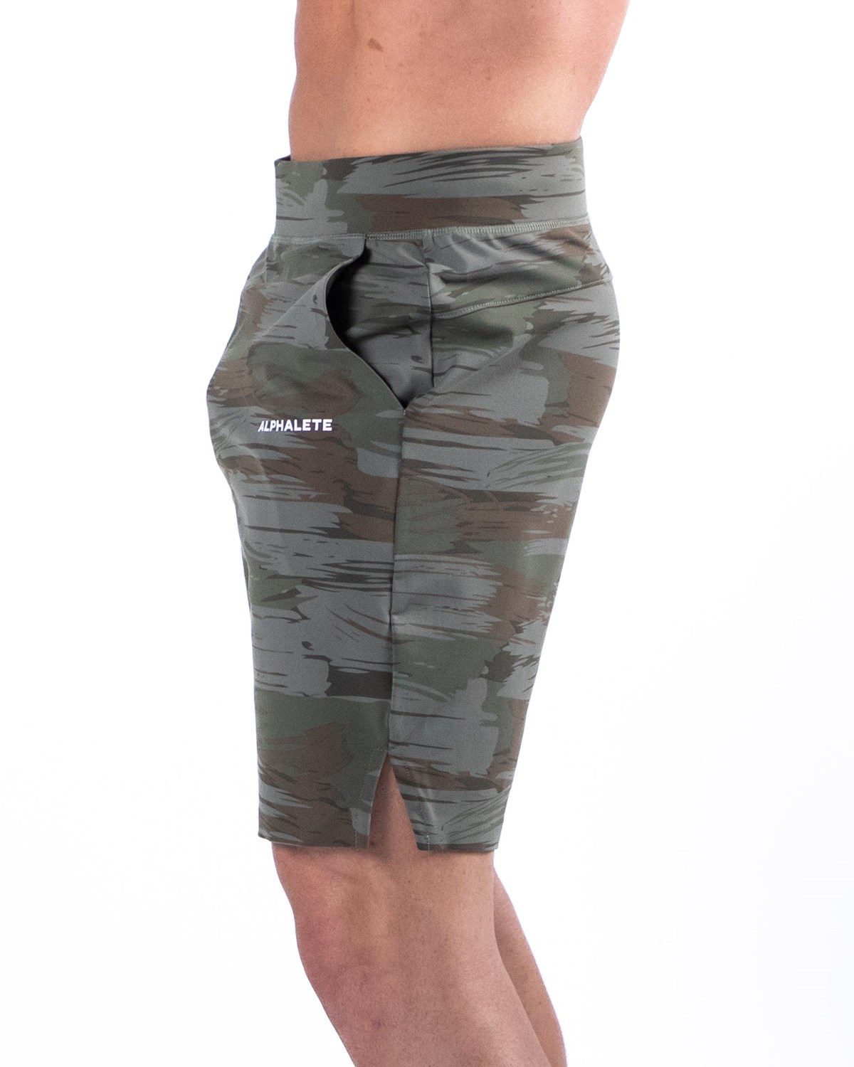 Olive Canvas Camo Alphalete 4-Way Stretch 8