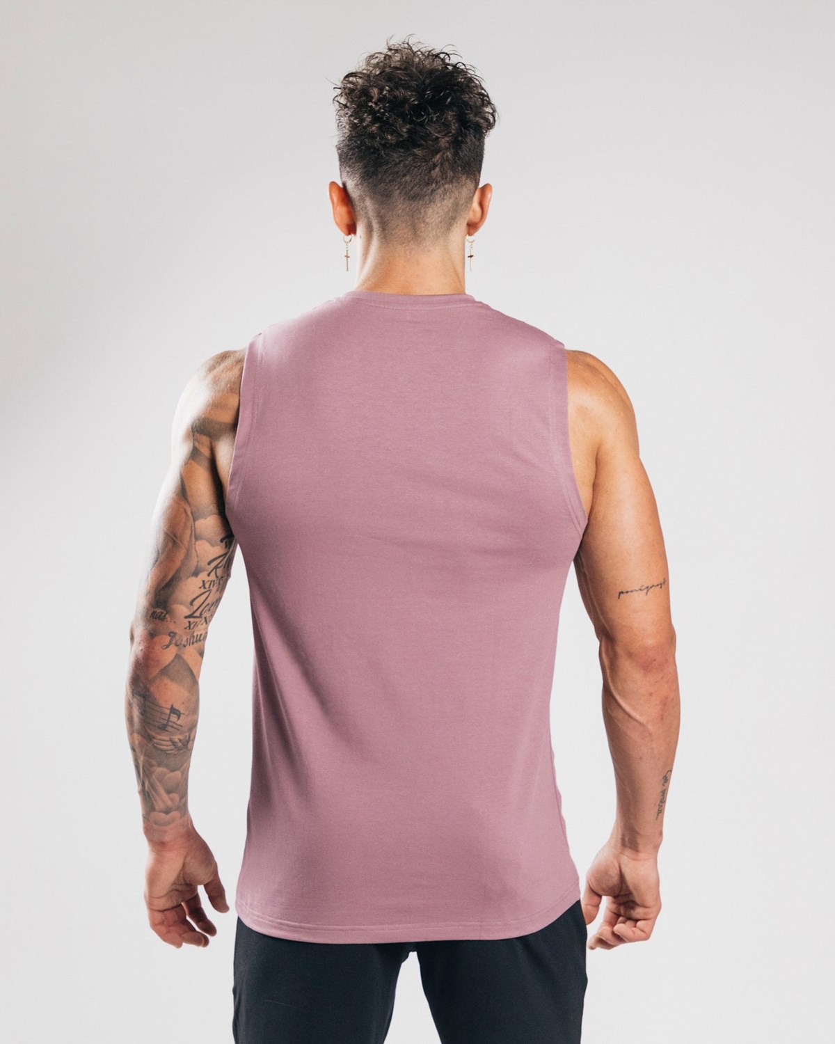 Passive Purple Alphalete Fitted Performance Tank | VIKQNB031