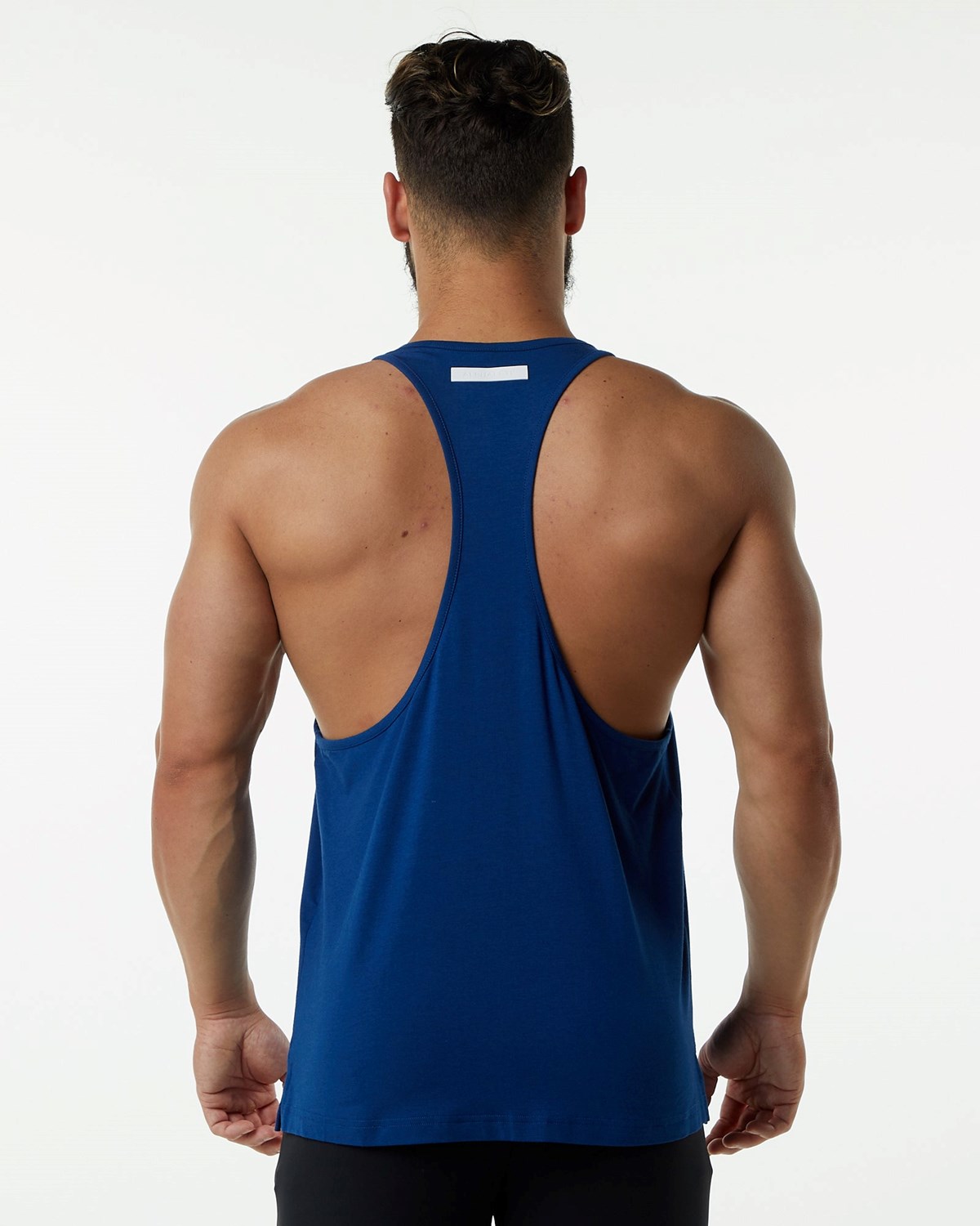 Persian Blue Alphalete Fitted Premium Stringer | UYWJCQ483