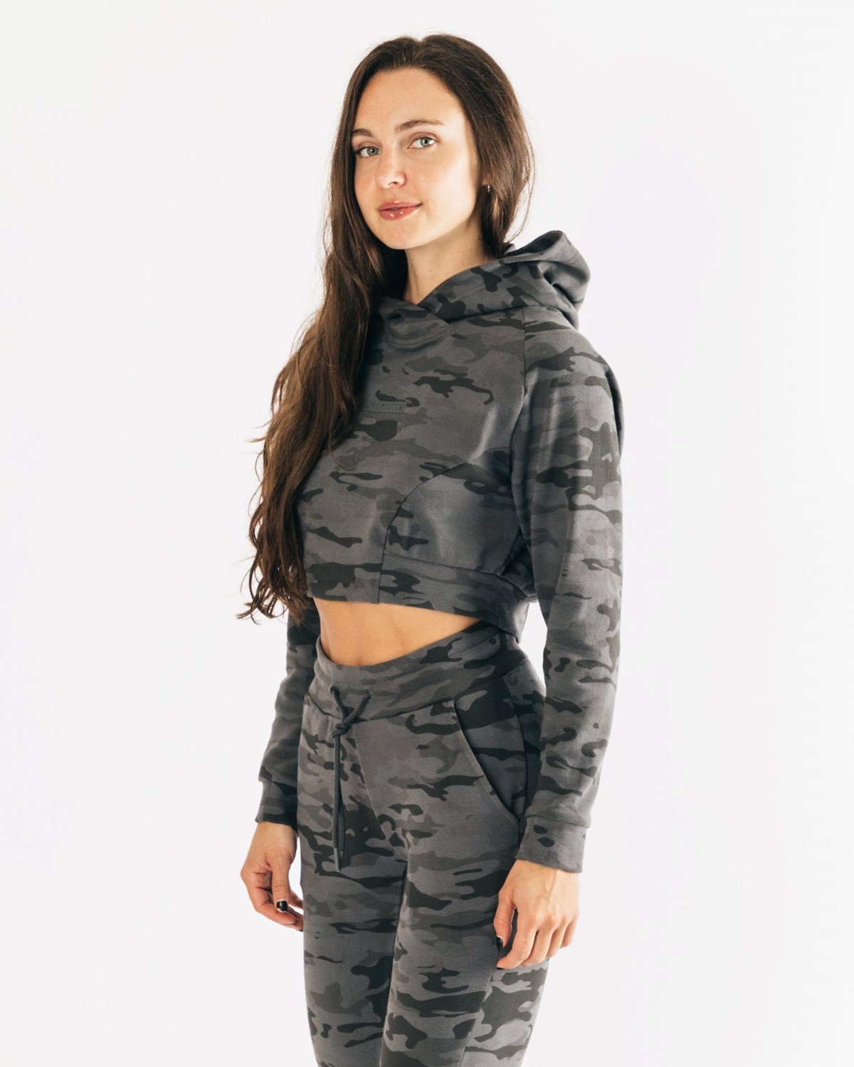 Phantom Camo Alphalete Relaxed Single-Brushed Pullover Hoodie | QWERYD253