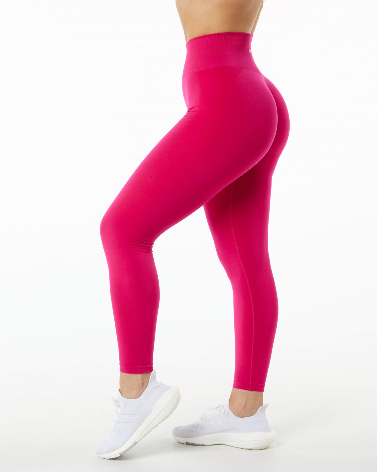 Pink Alphalete Seamless Scrunch Legging | ZWSRFY639