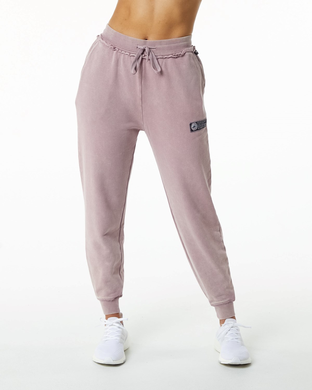 Rose Quartz Alphalete Heavyweight Washed Terry Jogger | SOUXIL865