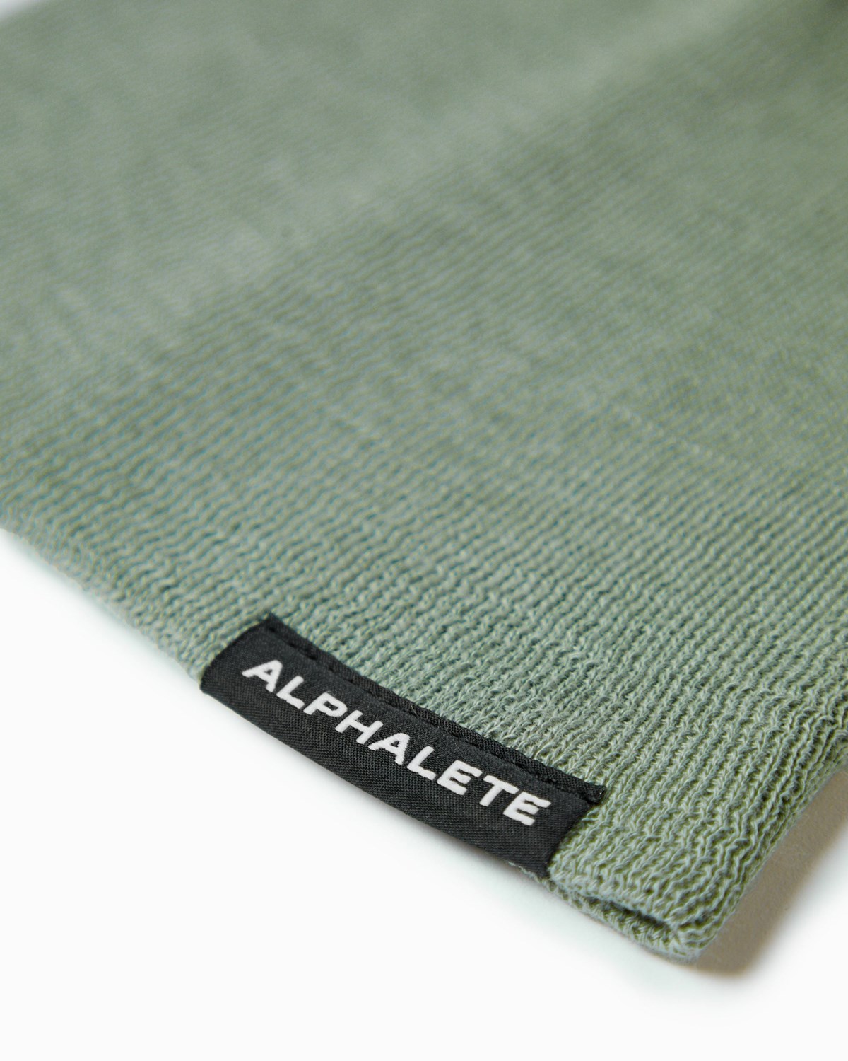 Sage Alphalete Cotton Knit Beanie | IQVPEX618