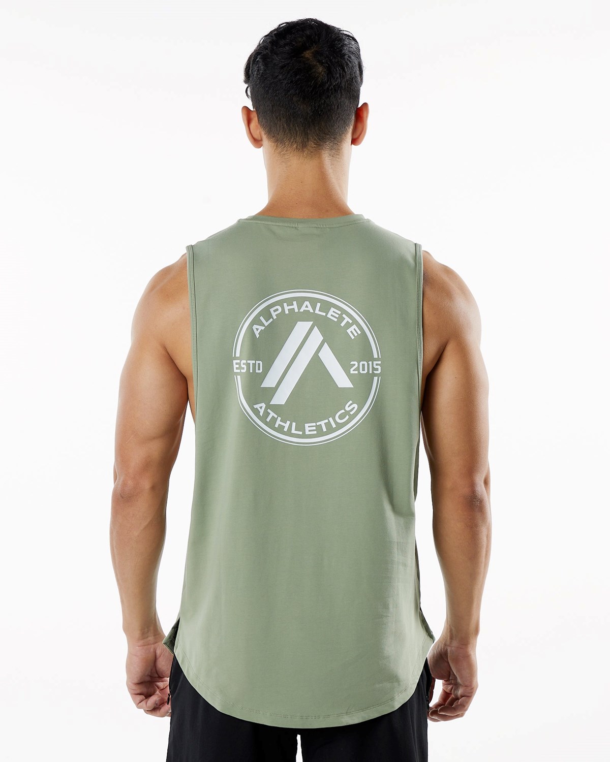 Sage Alphalete Fitted Performance Tank | IFXWJB024