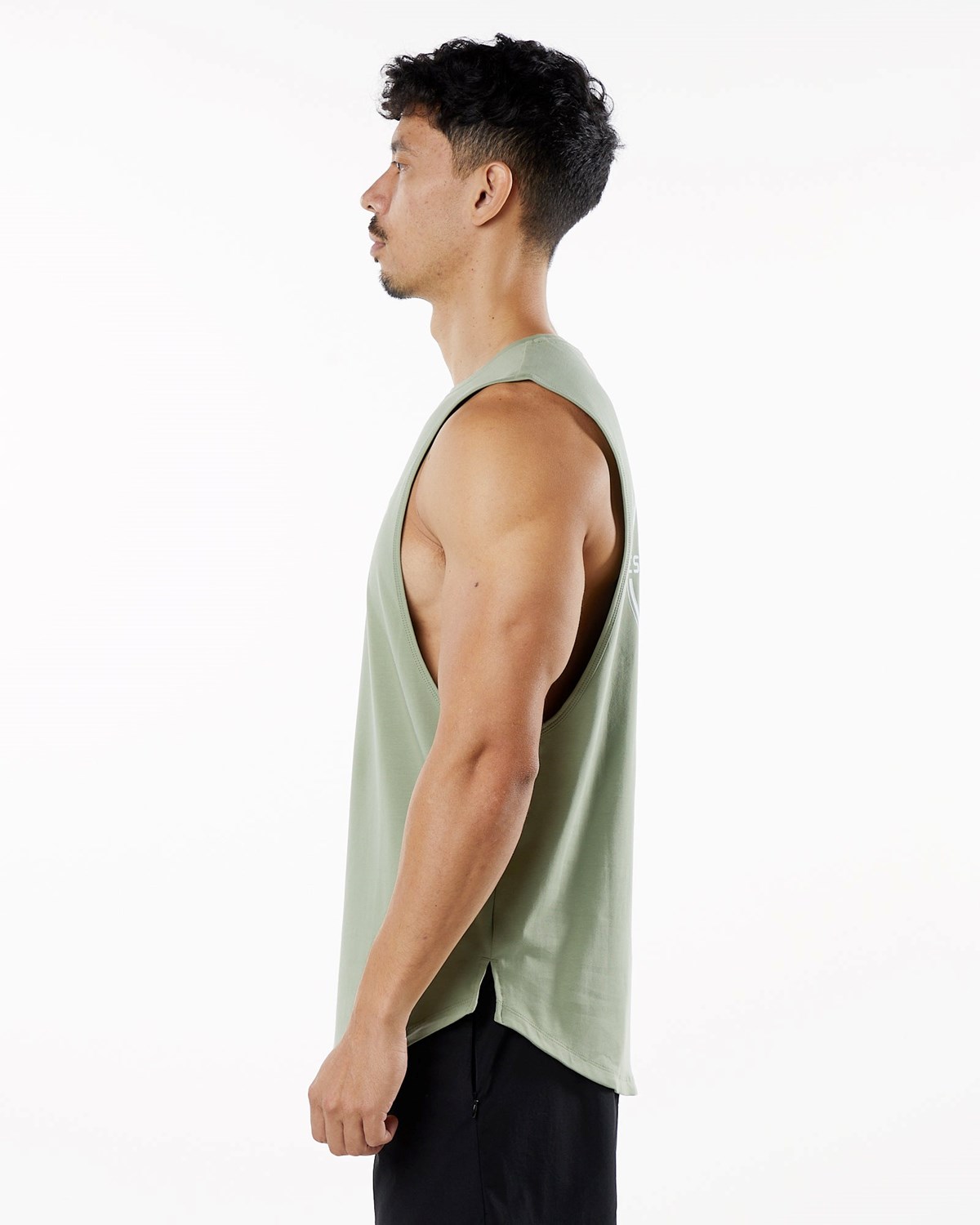 Sage Alphalete Fitted Performance Tank | IFXWJB024