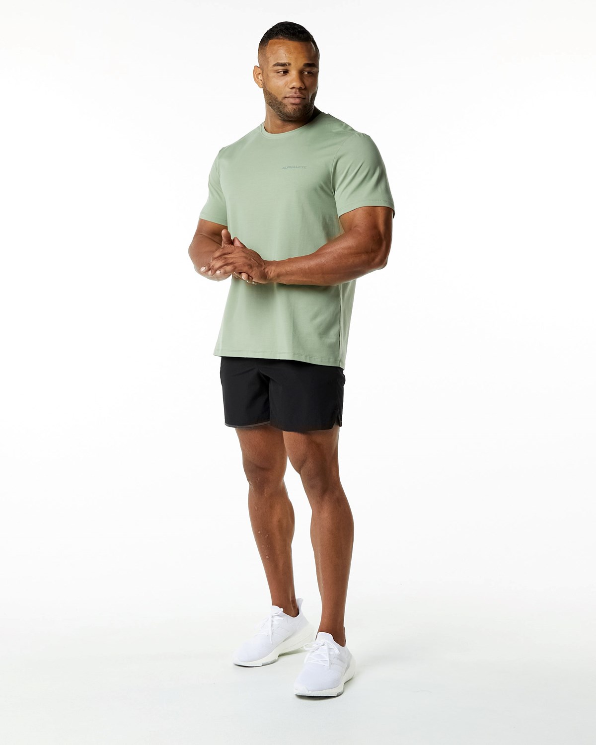 Sage Alphalete Relaxed Fit Tee | JCOLVZ895