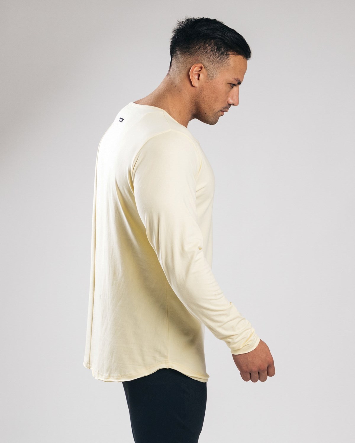 Sea Salt Alphalete Fitted Long Sleeve | LOBEMS183