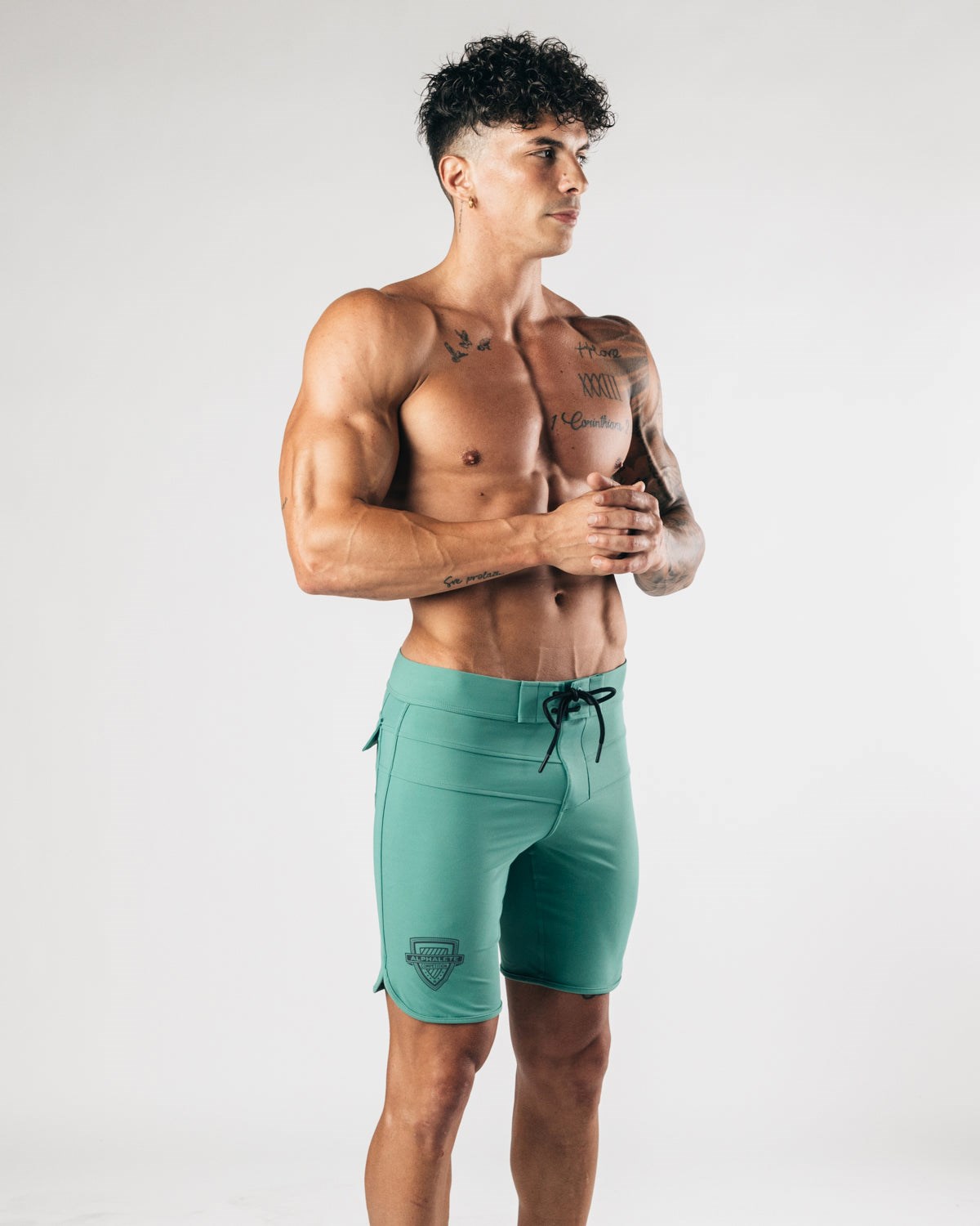 Sea Turtle Alphalete Competition Board Short | YUWKRI905