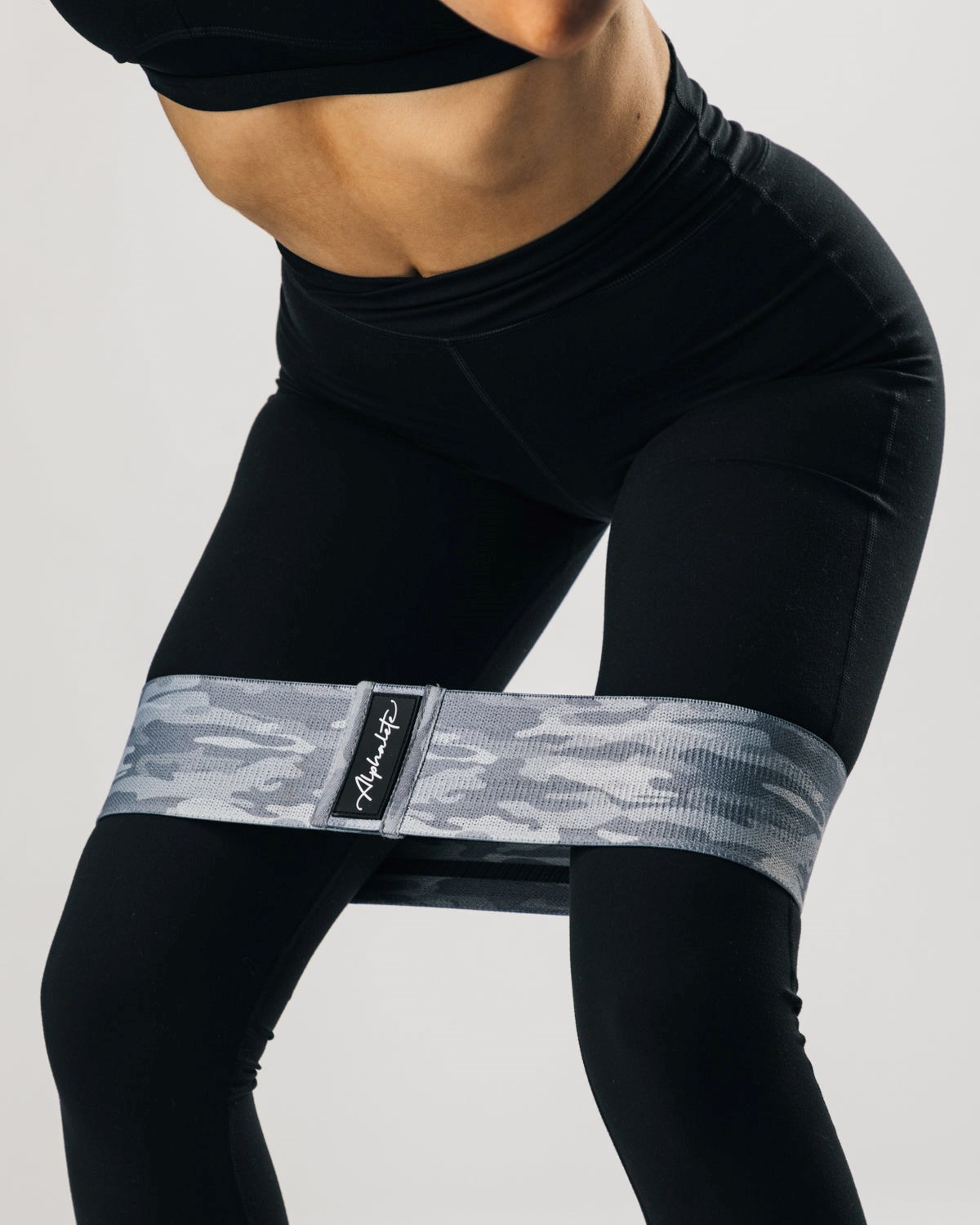 Silver Camo Alphalete Alphalete Glute Band | OFDALS426