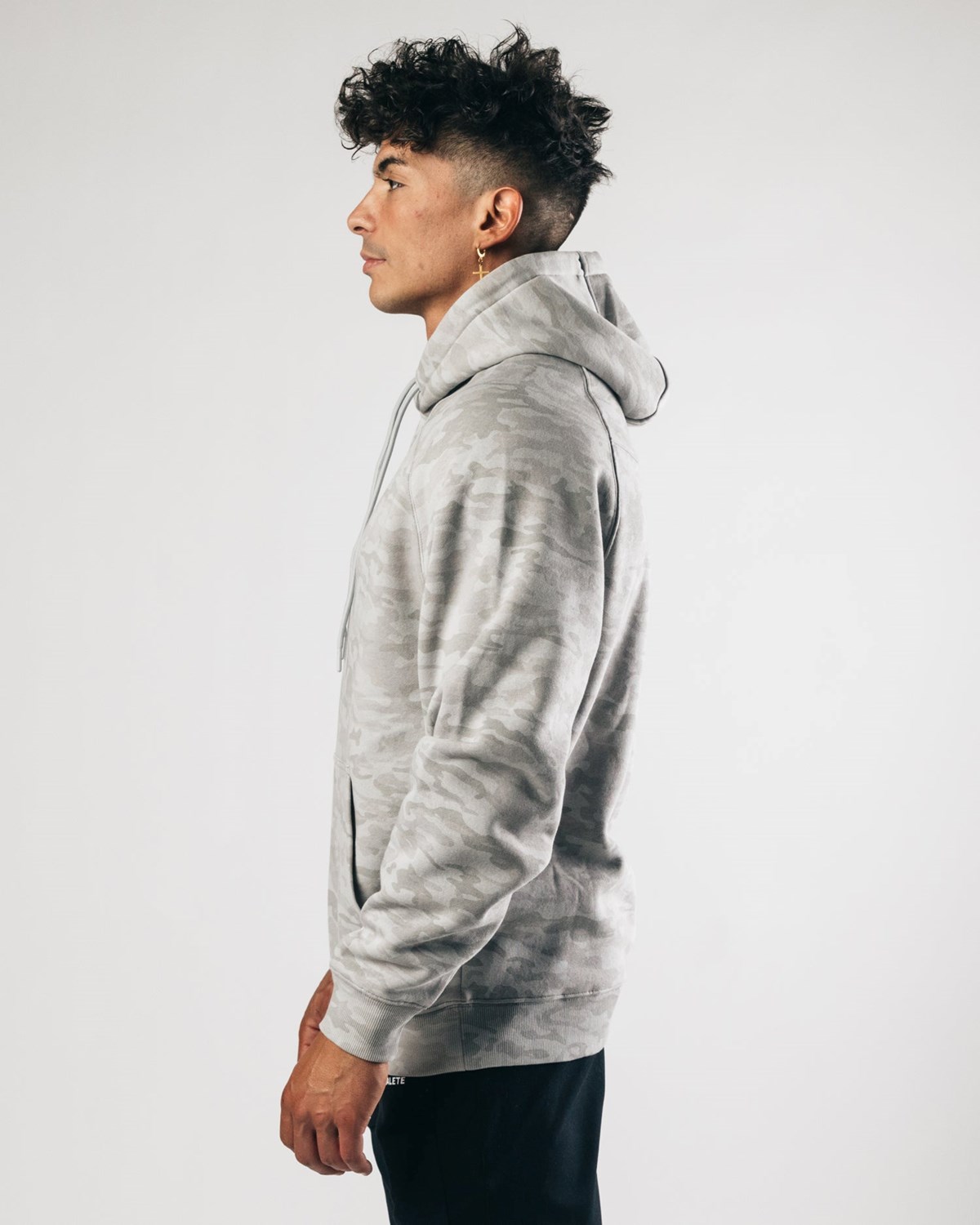 Silver Summit Alphalete Fitted Performance Hoodie | TWKZQE107