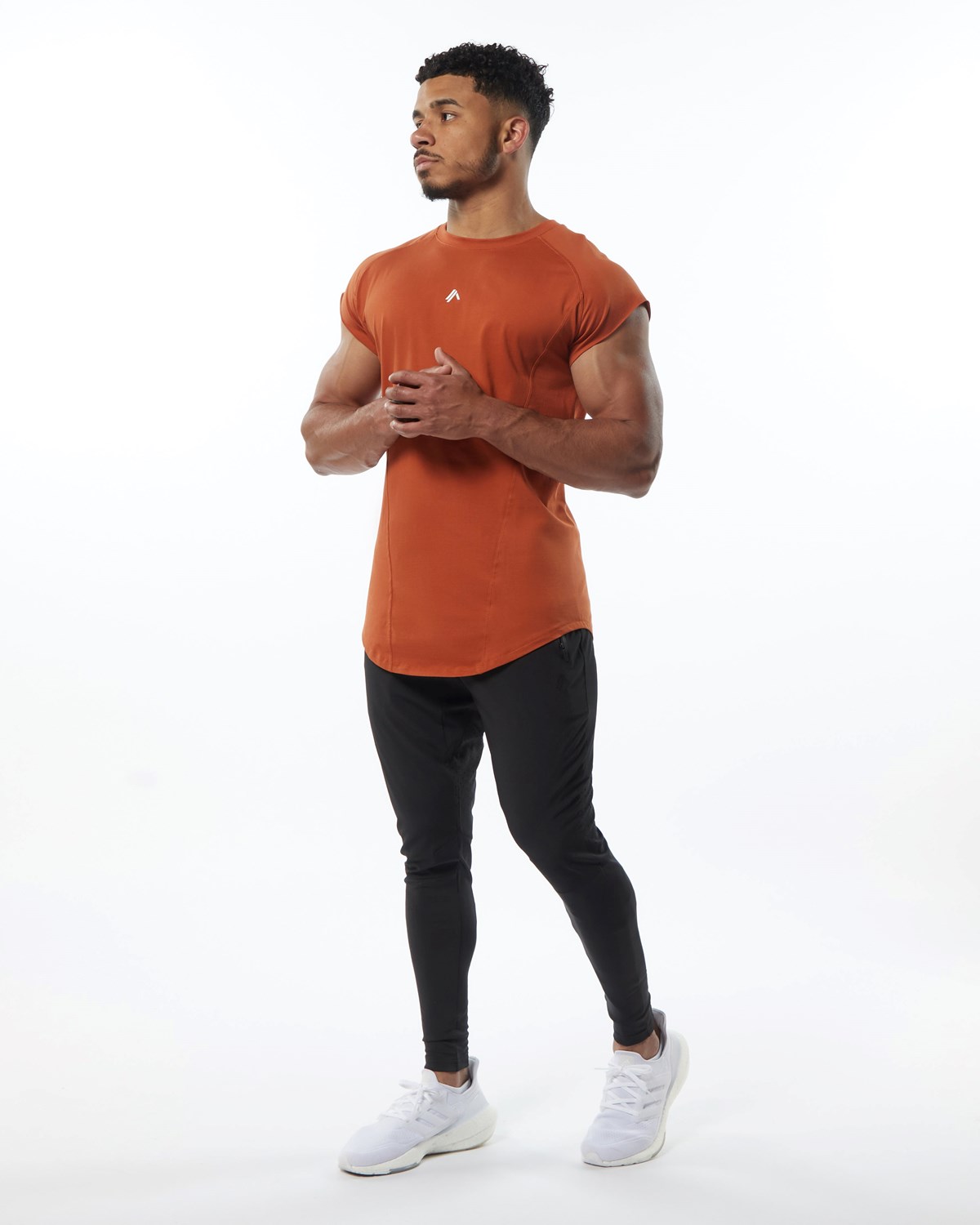 Sour Tangerine Alphalete High Performance Sleeveless Tee | UENKTA129