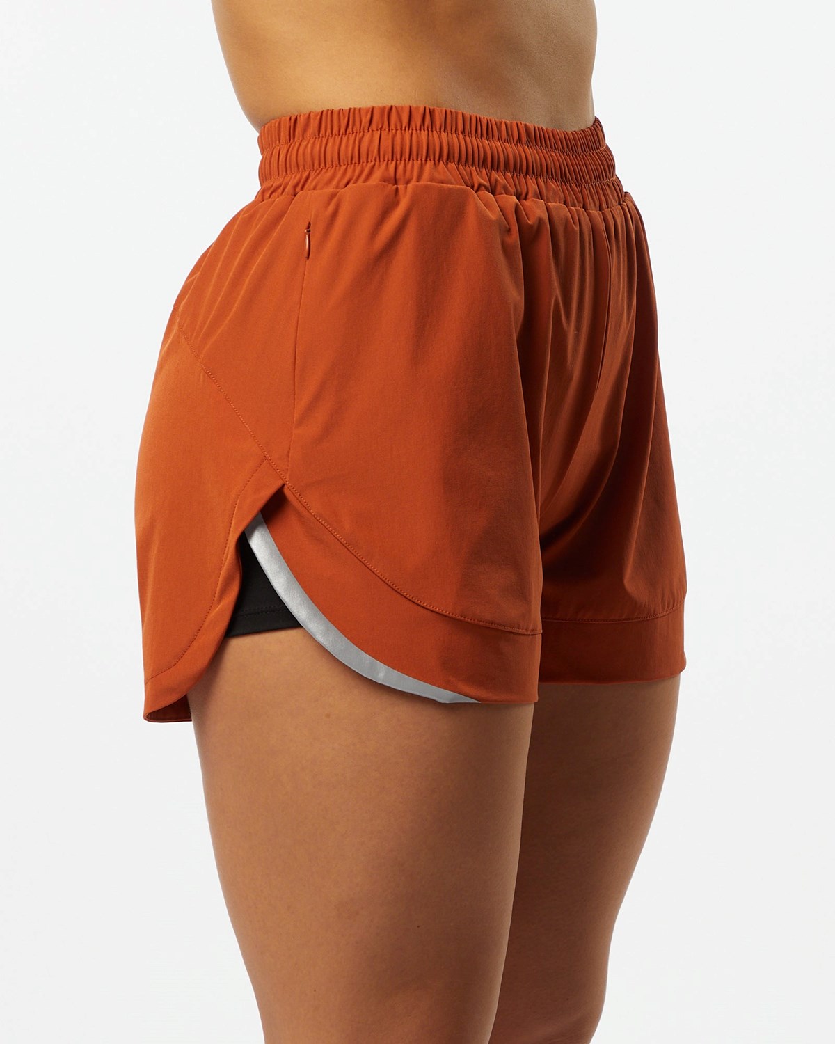 Sour Tangerine Alphalete Lined Woven 4-Way Stretch Short | MOAISE246