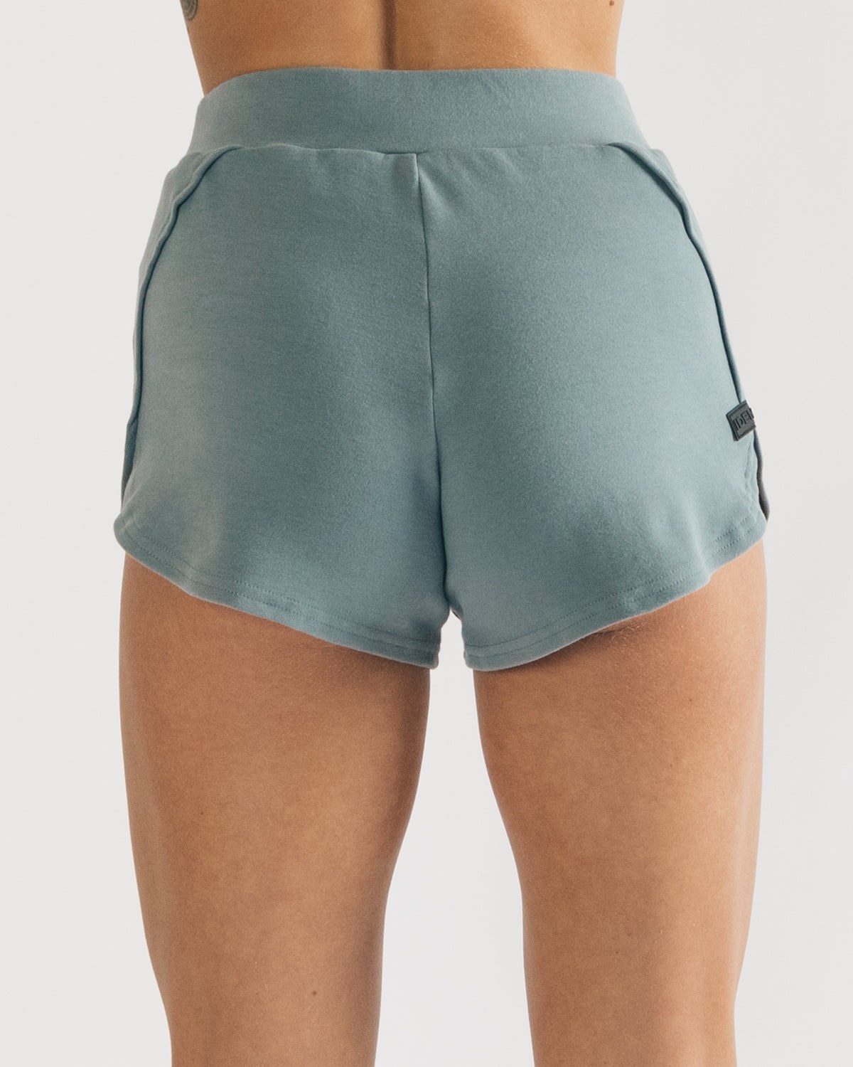 Storm Blue Alphalete Relaxed Single-Brushed High Slit Short | SRJNYO394