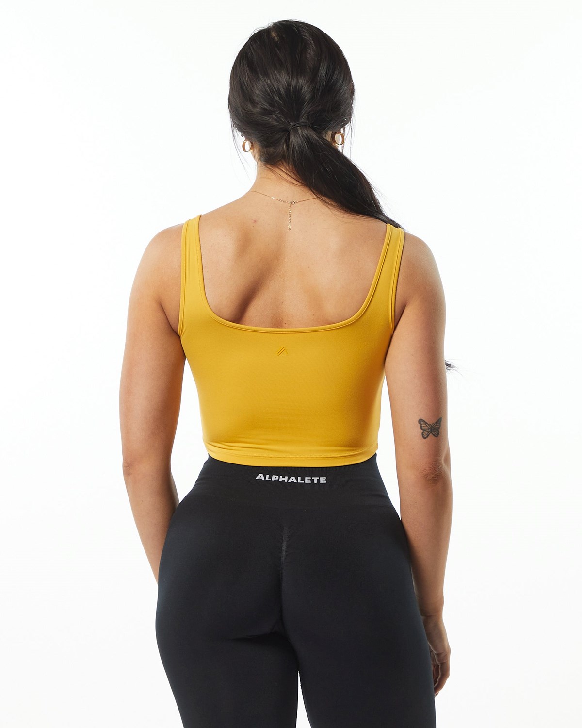 Sunflower Alphalete Fitted Square Neck Tank | BDUTNO719