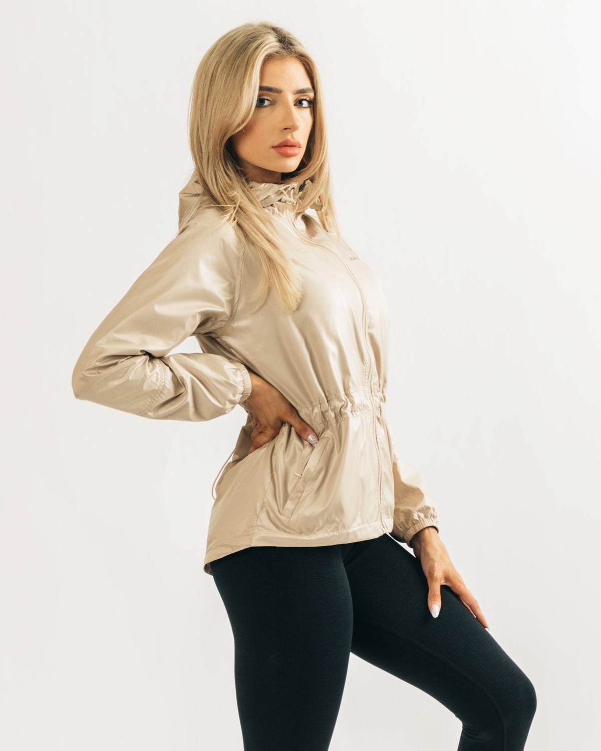 Tan Alphalete Woven Performance Jacket | UYIBRA756