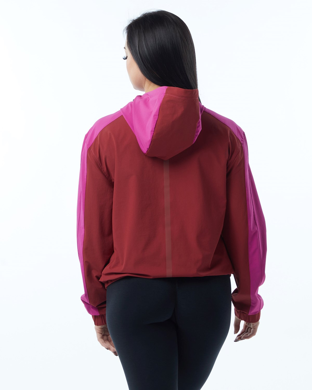 Tartan Pink Alphalete Woven Performance Jacket | LZMFIW301