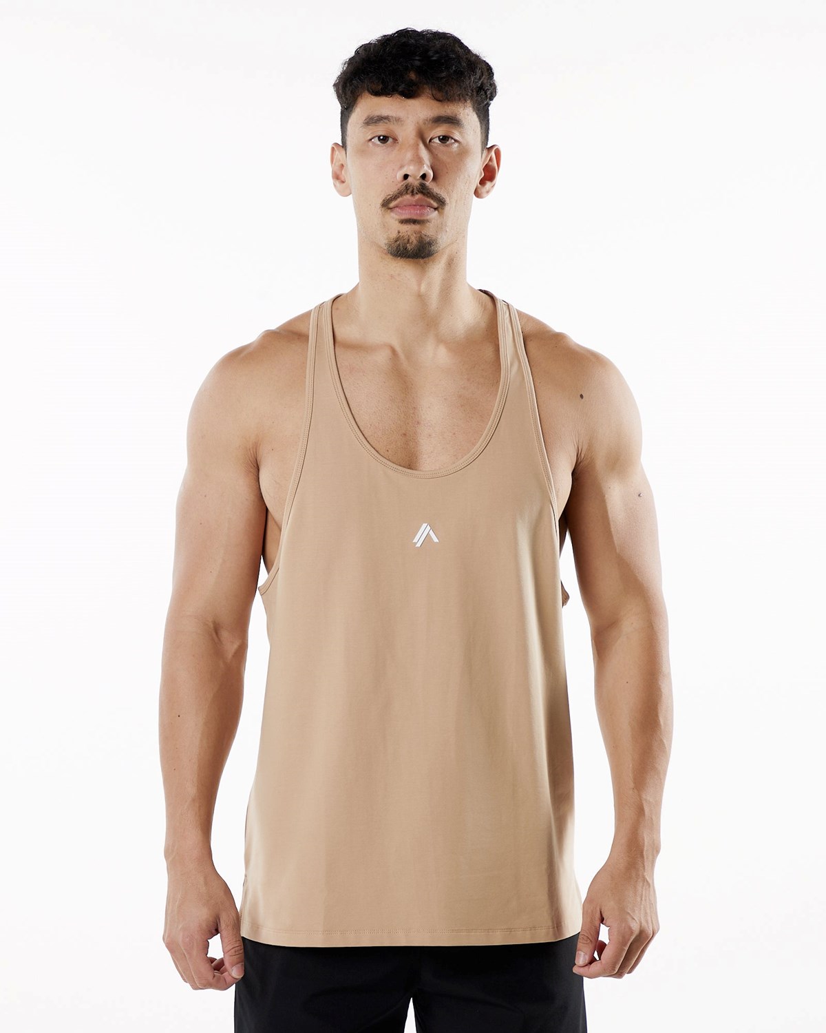 Taupe Alphalete Fitted Performance Stringer | BVSKFC365