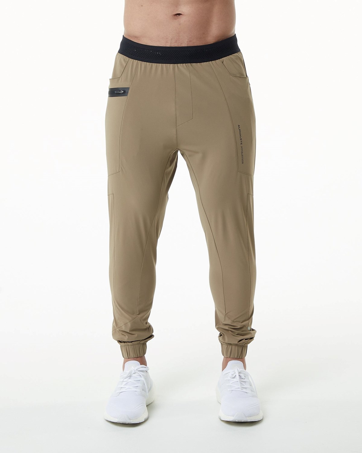 Taupe Alphalete Woven 4-Way Stretch 29\