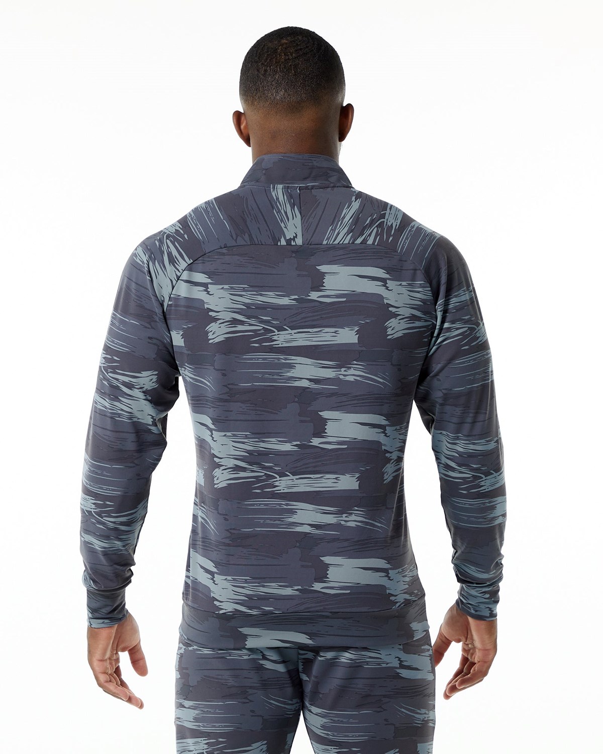 Trooper Canvas Camo Alphalete 4-Way Stretch Track Jacket | WBSHDG726