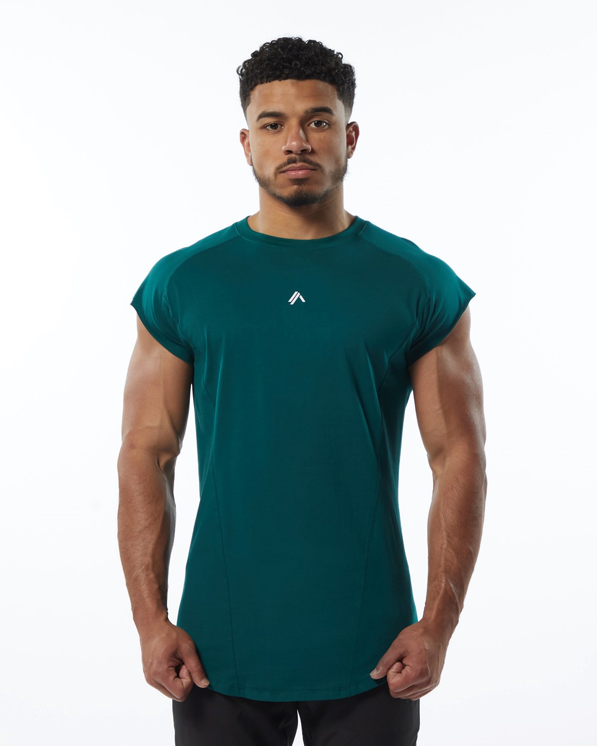 Velvet Teal Alphalete High Performance Sleeveless Tee | TAKCEL314