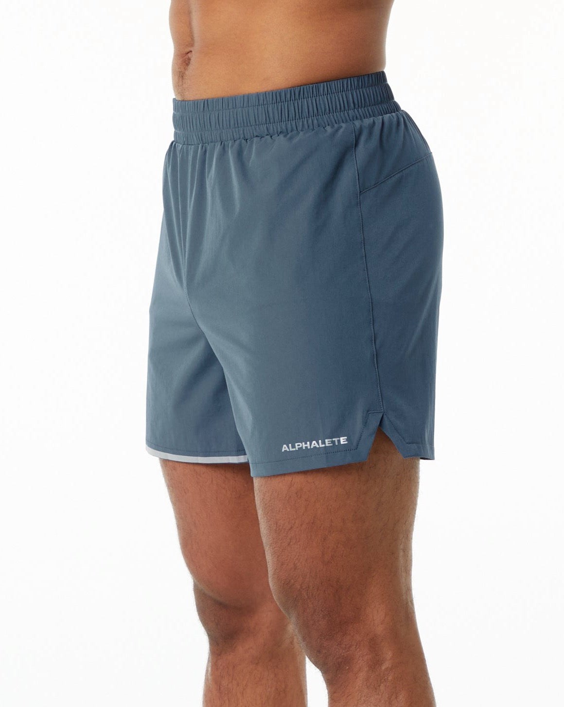 Whale Blue Alphalete Woven Training Short | BCDOWJ471