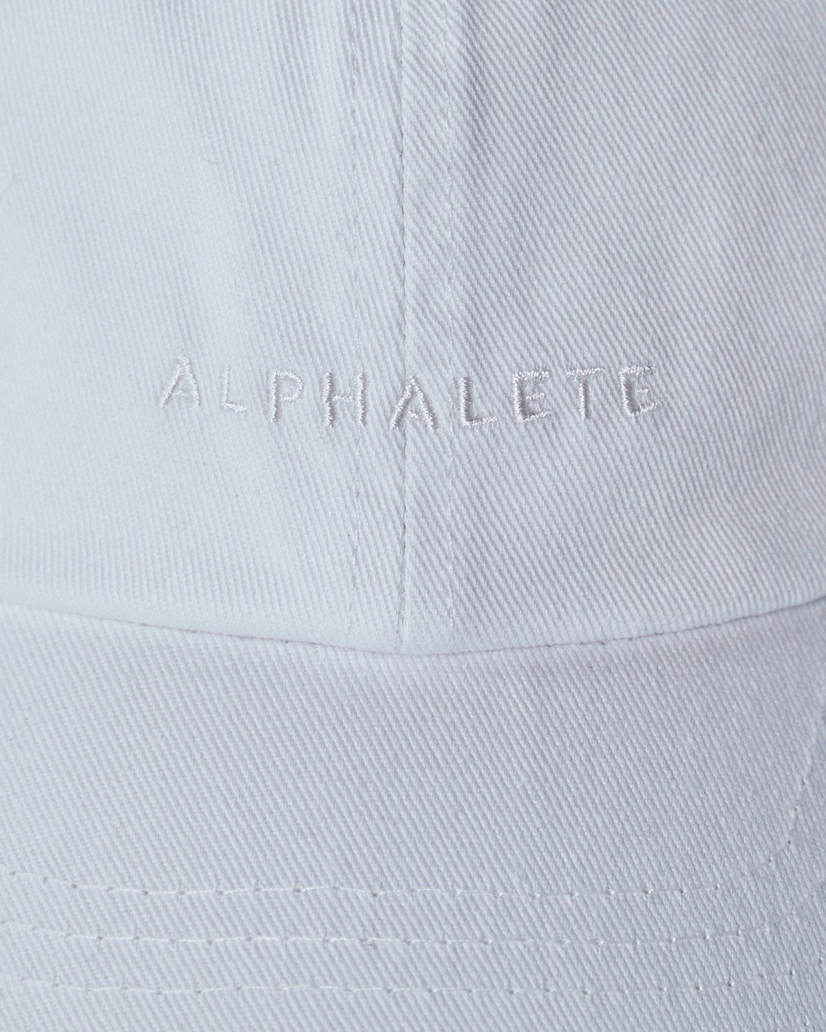 White Alphalete Adjustable Cap | NJDOAU285