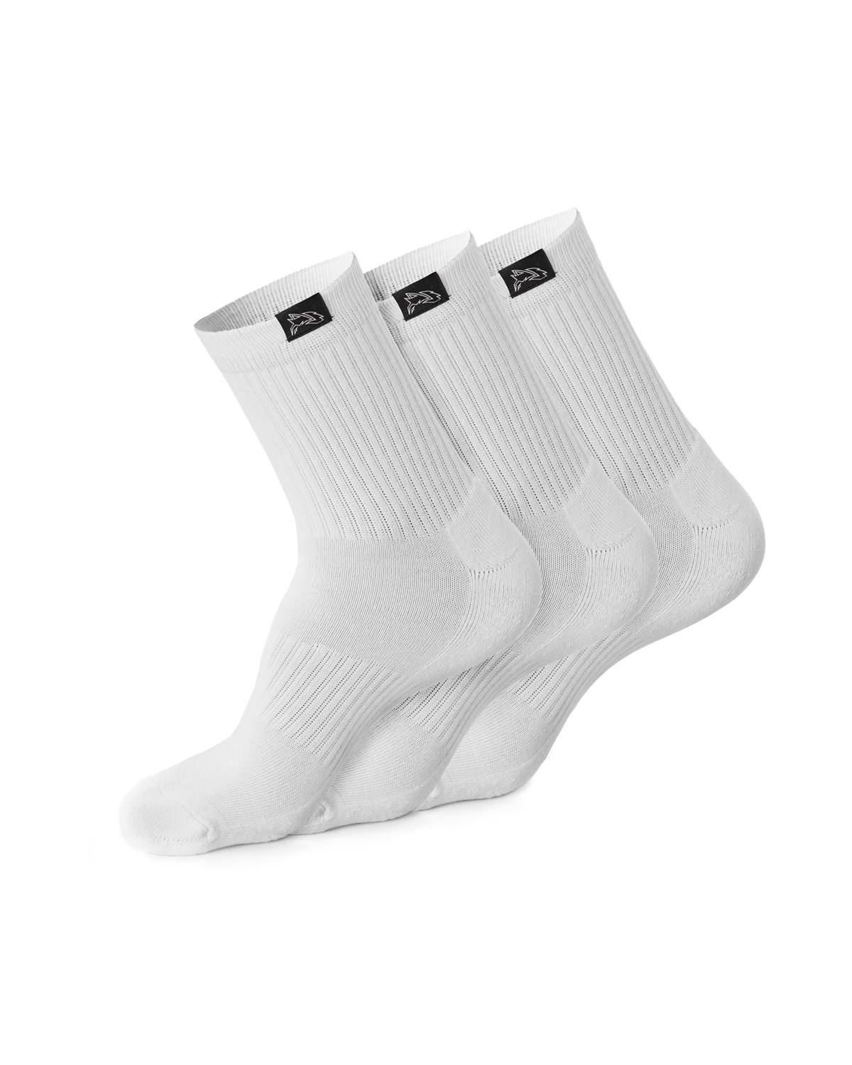 White Alphalete Crew Sock | DFJLMZ147