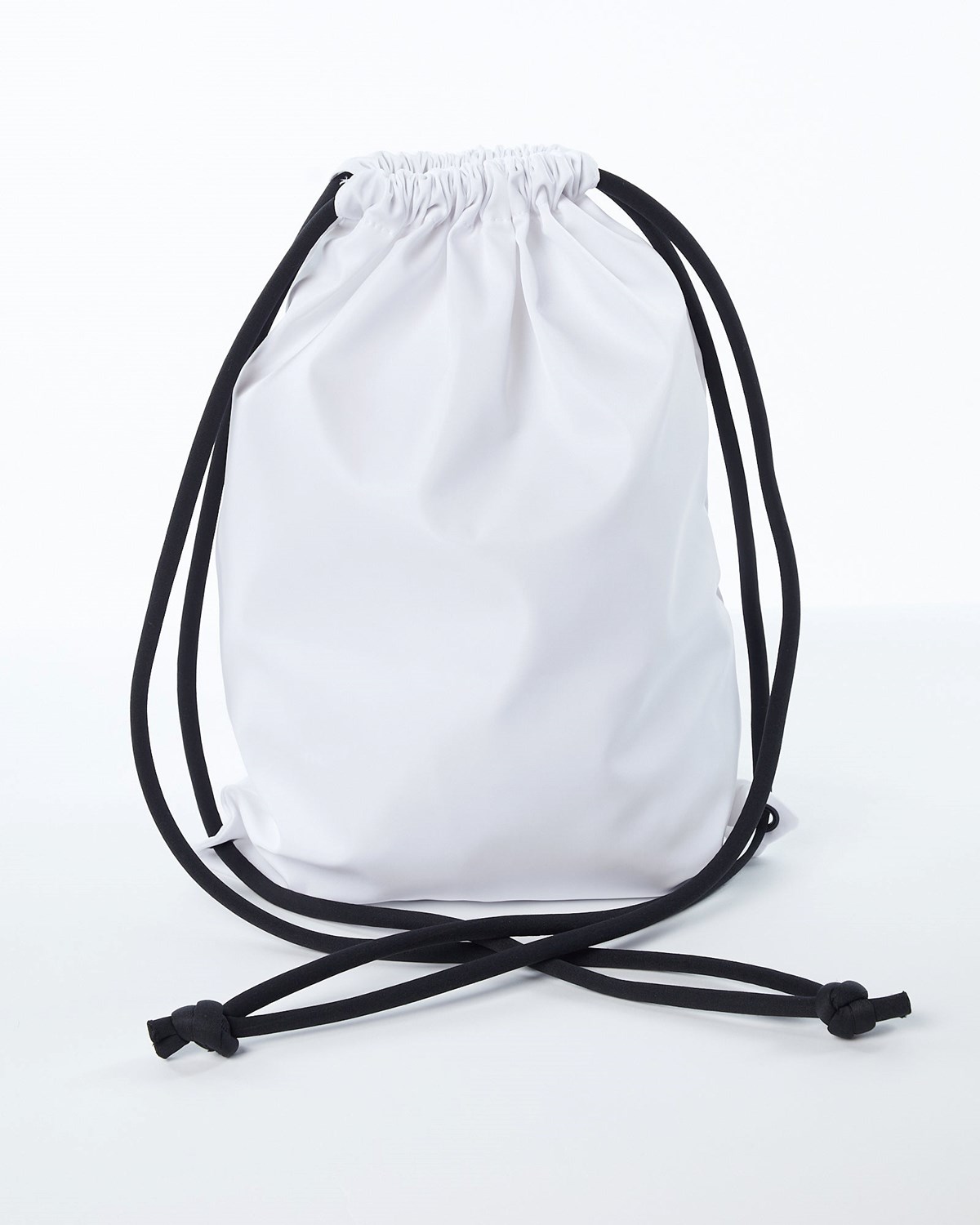 White Alphalete Drawstring Bag | GFAPQS573