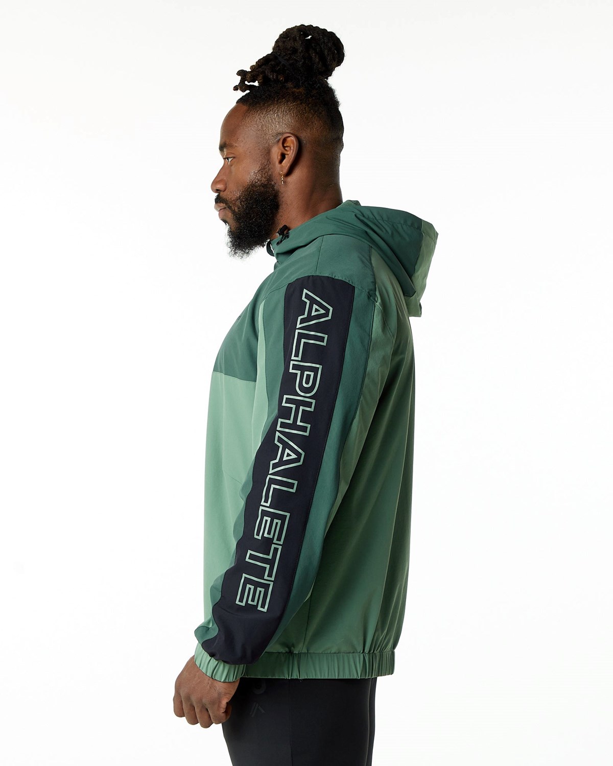 Wild Sage Alphalete Woven Performance Jacket | JDNSIQ874