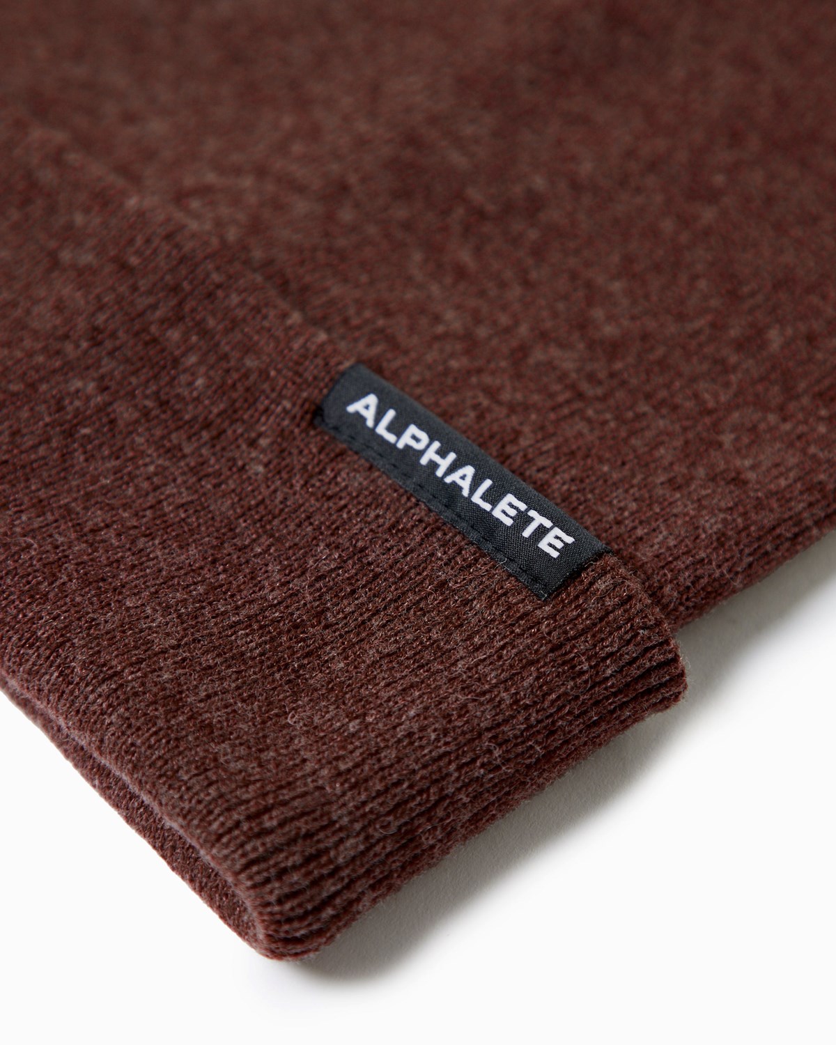 Wine Alphalete Cotton Knit Beanie | KSBVQU079